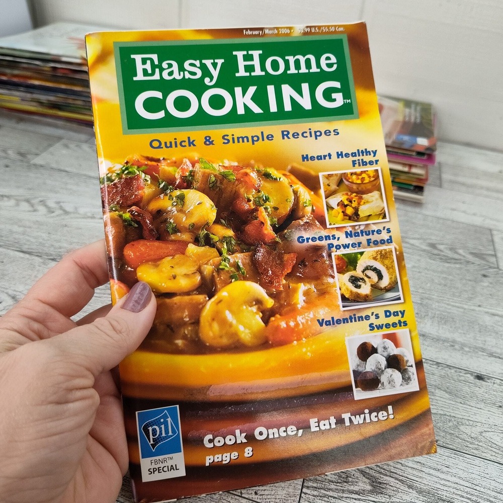 Easy Home Cooking Quick Simple Cooking Magazine Cookbook Booklet 2006 - Picture 8 of 10